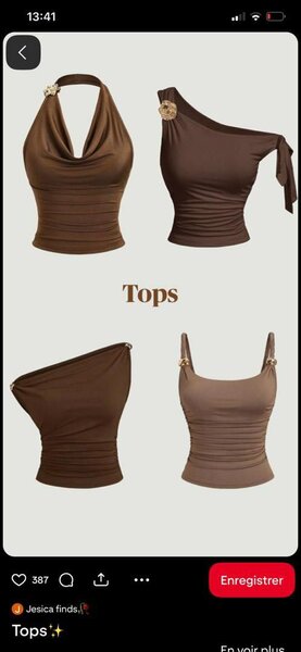 Haut asymétrique élégant