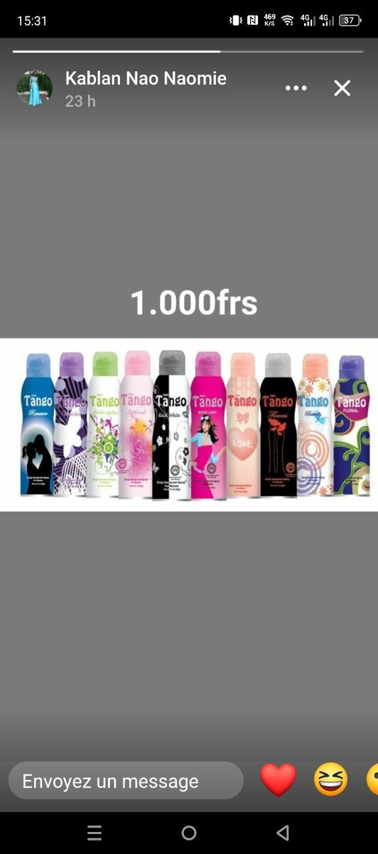 Parfum et pommade de cheveux