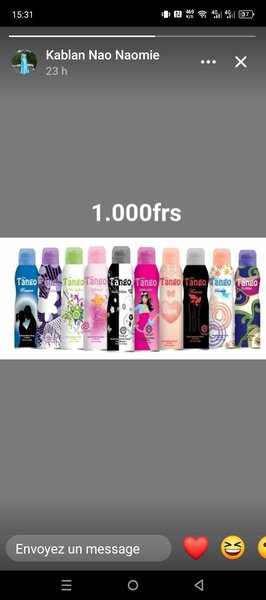 Parfum et pommade de cheveux