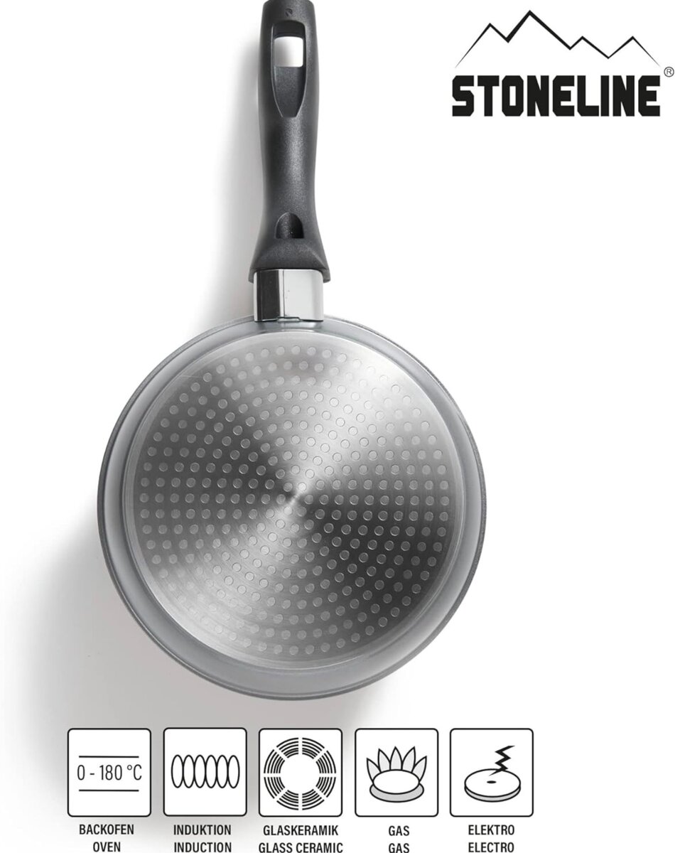 Poêle à Frire, adaptée à l'Induction, Revêtement Antiadhésif