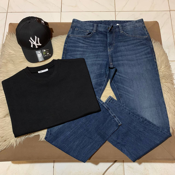 ready-made outfit with jeans