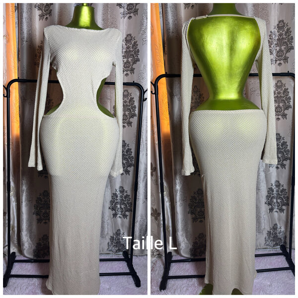 Robe Maxi Évasée Glamour