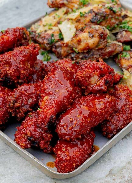 Sweet & Spicy Bbq chicken Wings