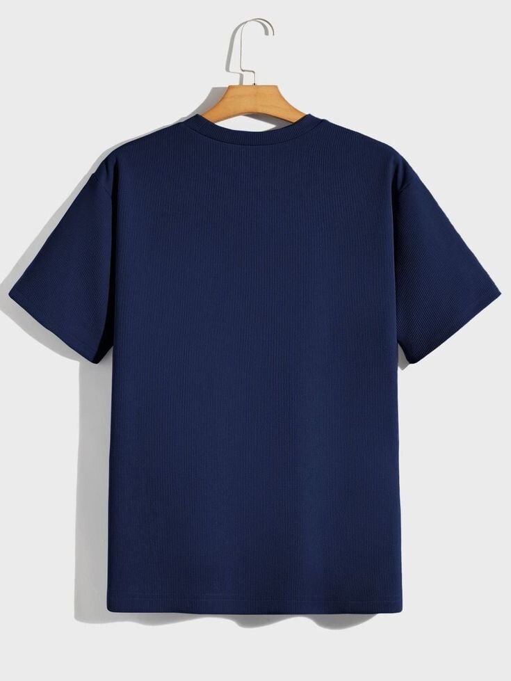 T-shirt bleu unisexe
