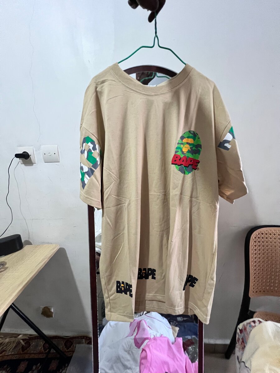 T-shirt Bape Camo Beige