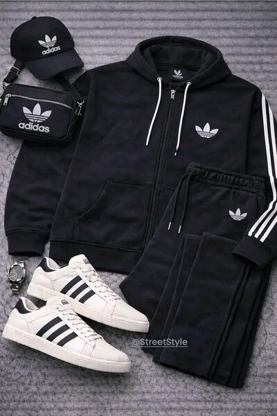 Ensemble survêtement Adidas noir