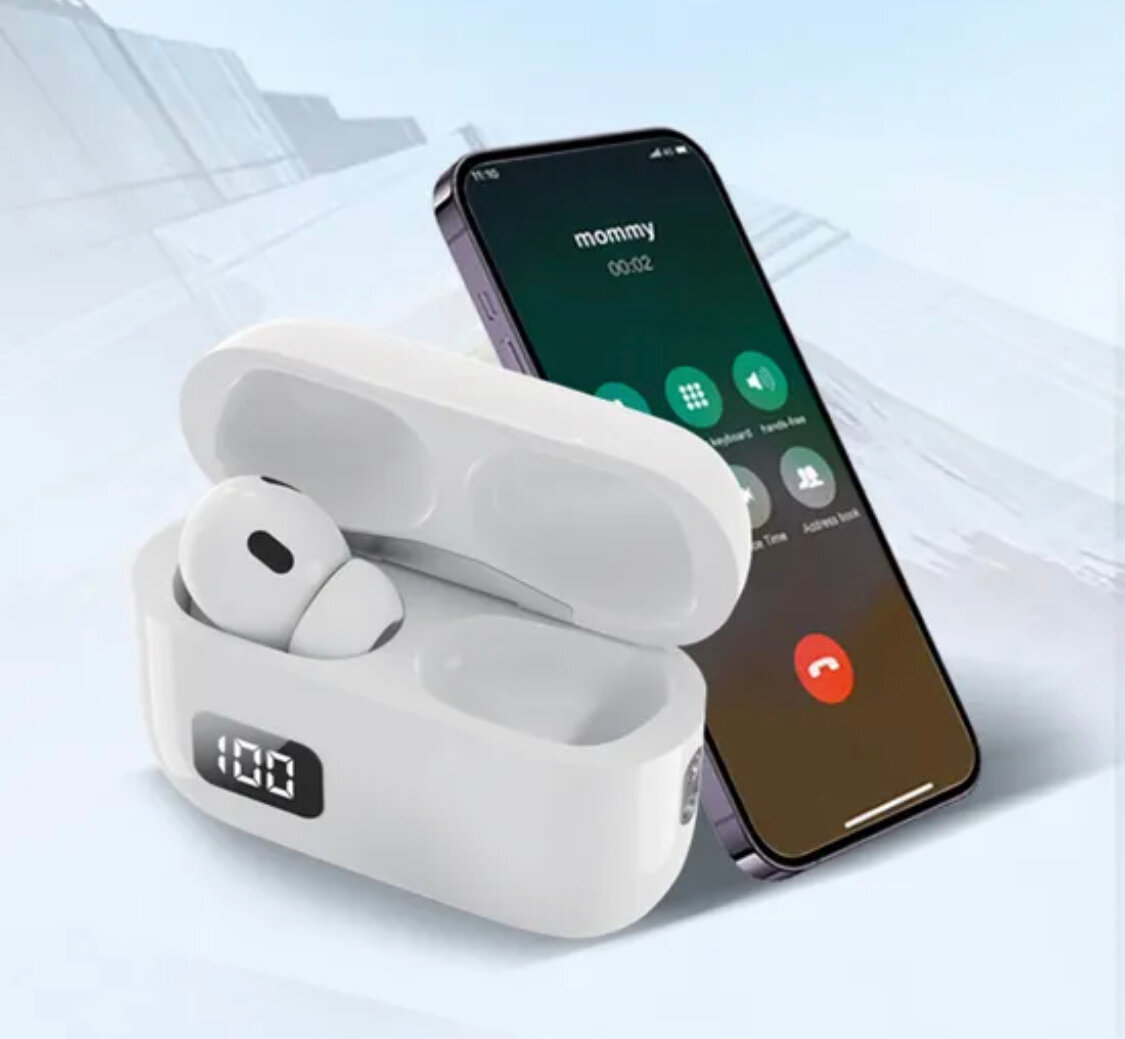 Écouteurs sans fil Bluetooth LED