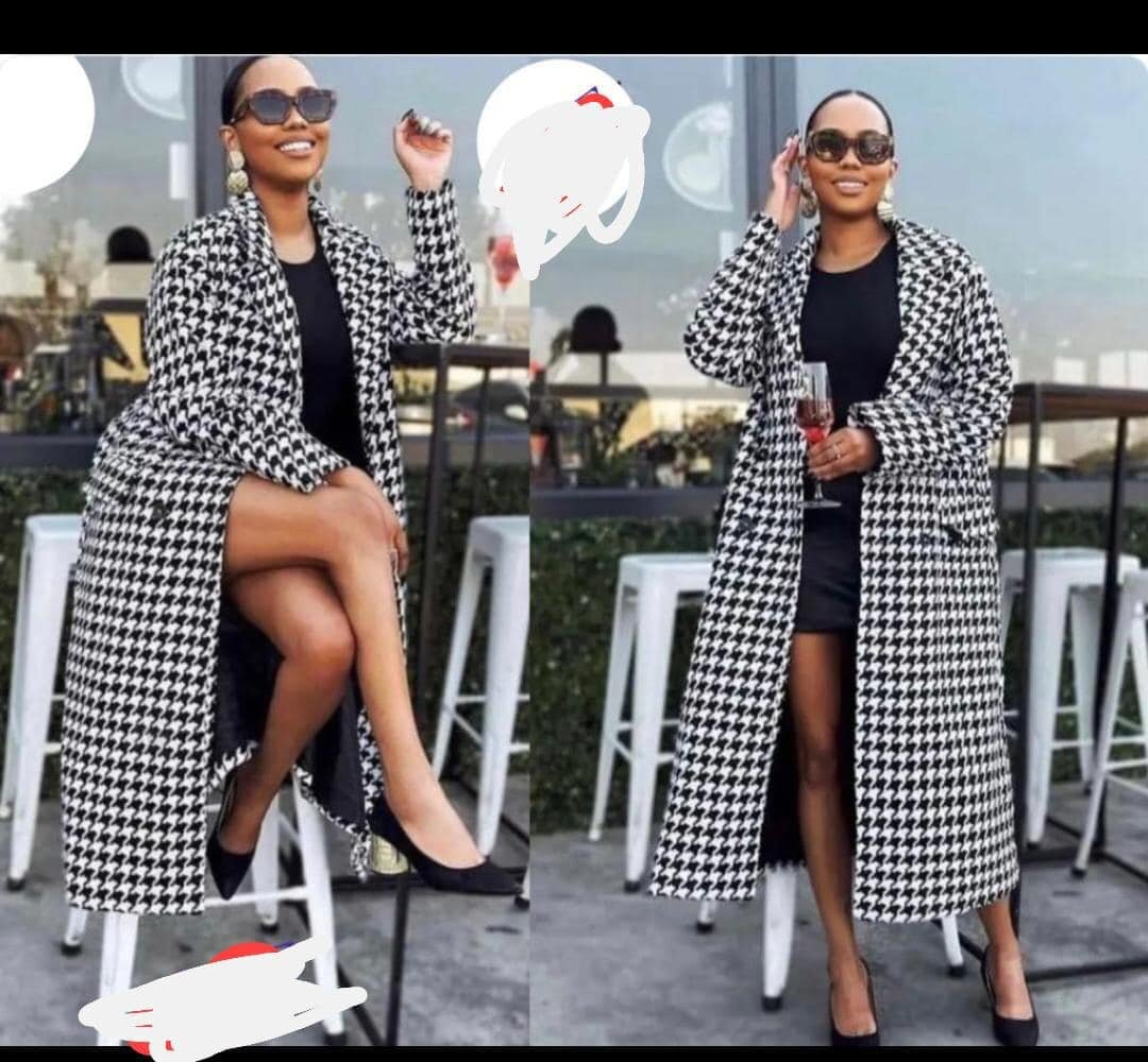 Women's coat crow's Foot