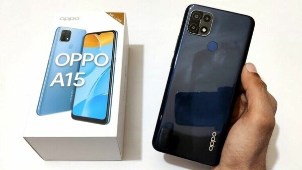Smartphone OPPO A15 élégant