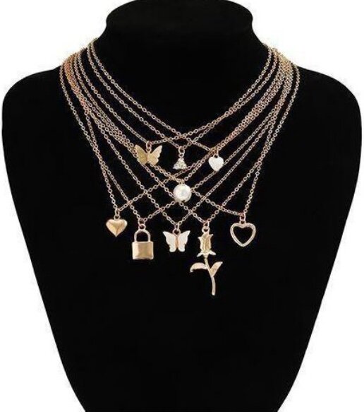 Collier multifonction or élégance