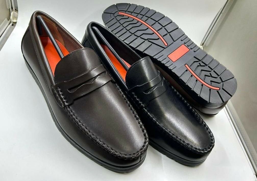 Mocassins en cuir élégants homme