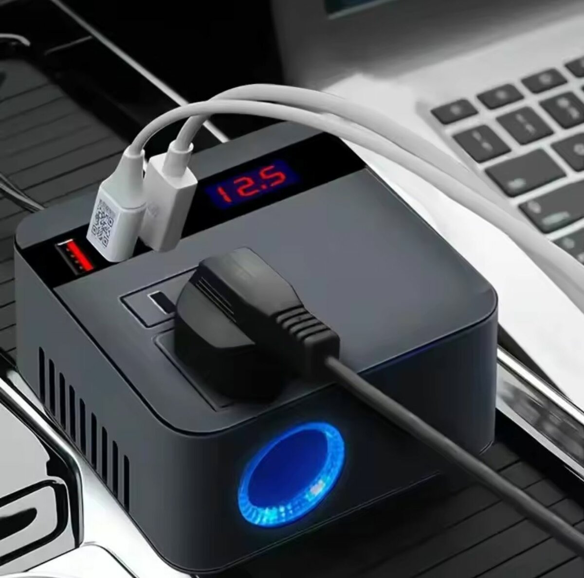 Convertisseur voiture 12V QC3.0