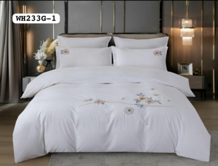 Draps élégants en coton