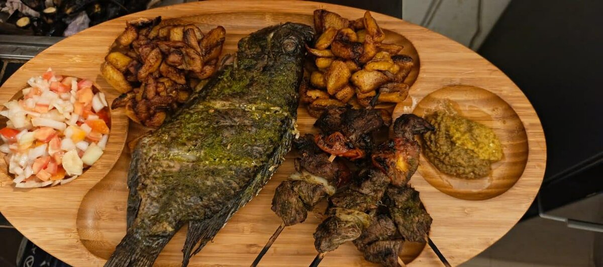 Plat de poisson braisé