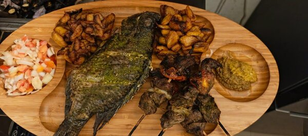 Plat de poisson braisé