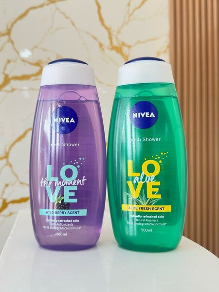 Nivea love the moment body wash