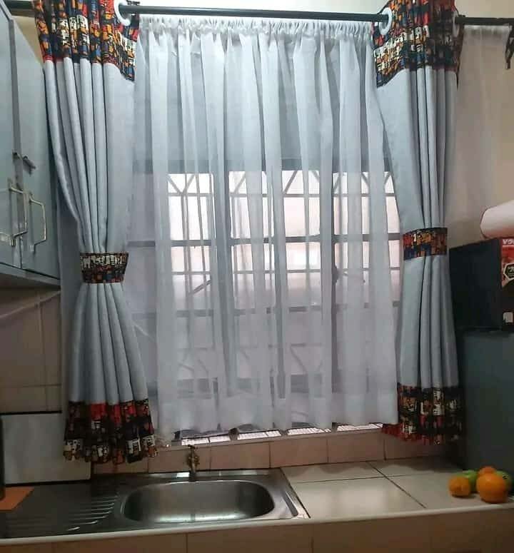 chitenge kitchen curtains