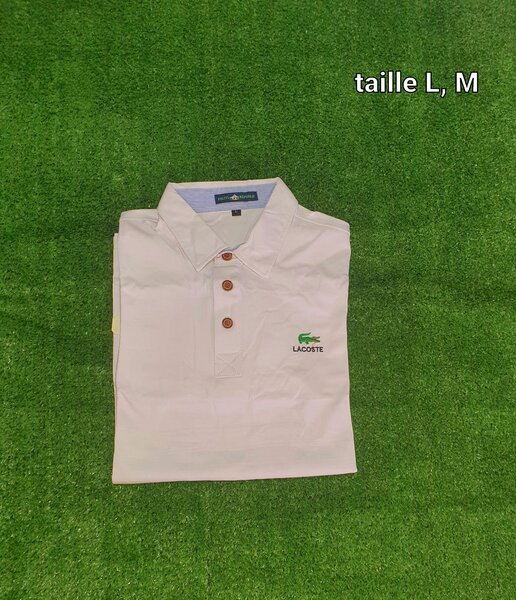 Polo homme blanc