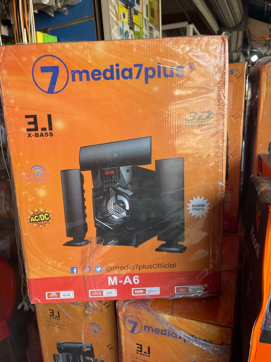 Media 7Plus X-Bass Sound System