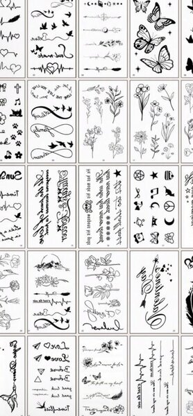 Tatouages Temporaires Style Bohème