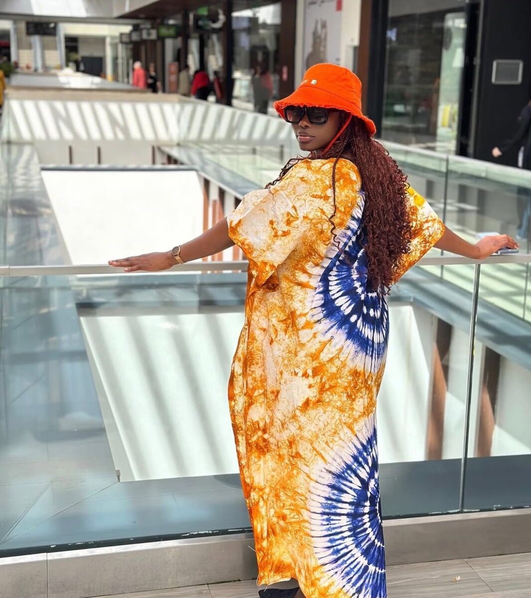 Robe boubou colorée