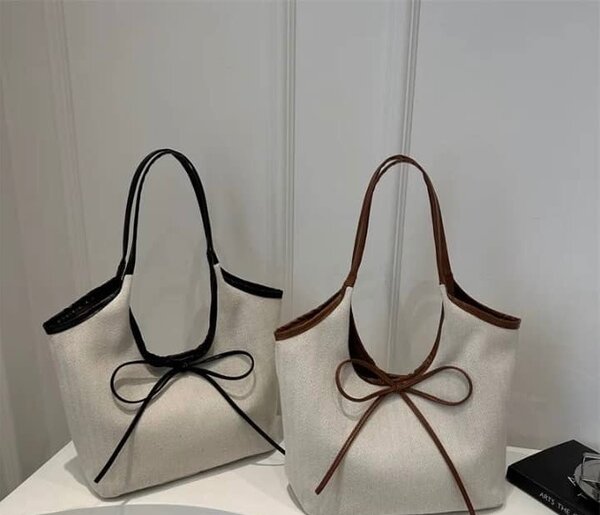 Sac à main élégant en toile