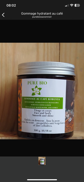 Gommage Hydratant Café Pure Bio