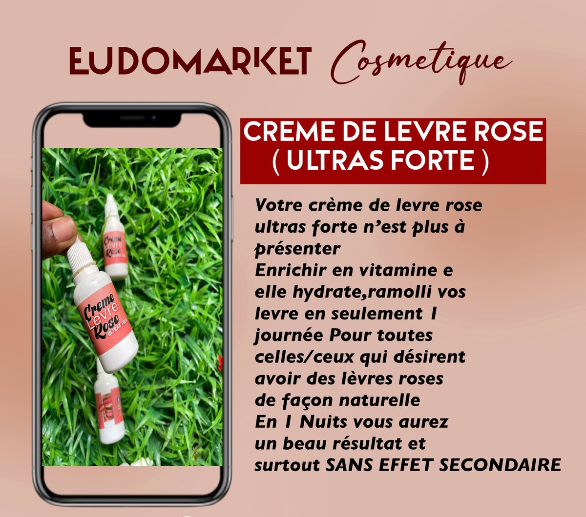 Crème de Lèvre Rose Intense