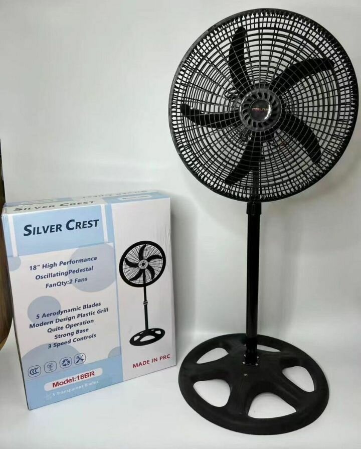 Silver crest standing fan