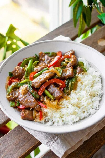 Rice & Beef/Chicken Sauce