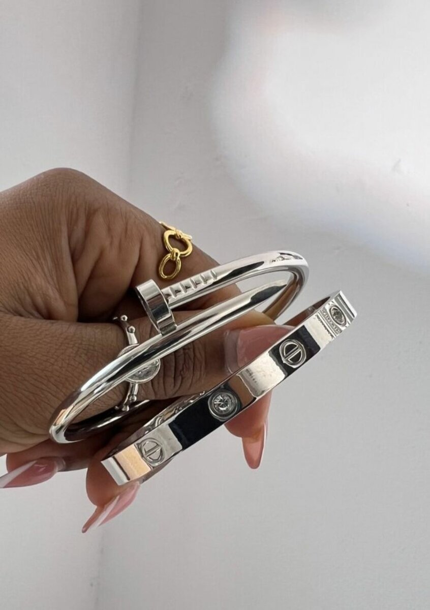 Bracelet en argent élégant