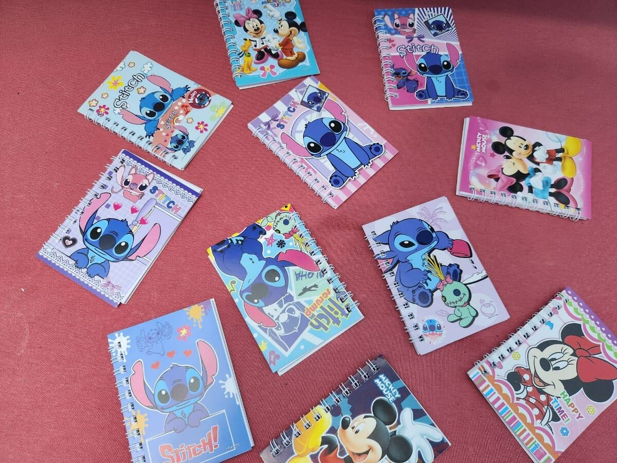 Carnets spirales dessins animés