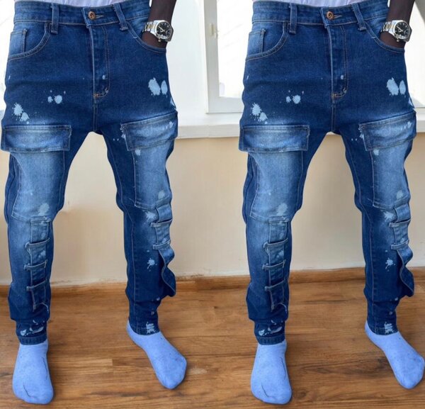 Pantalons en denim décontractés
