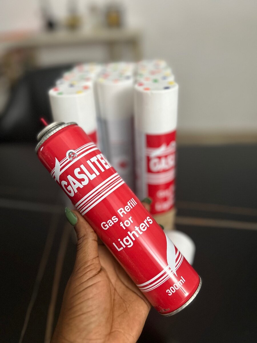 Recharge butane chalumeau