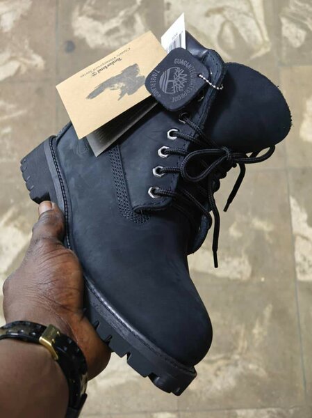 Bottes en cuir imperméables homme