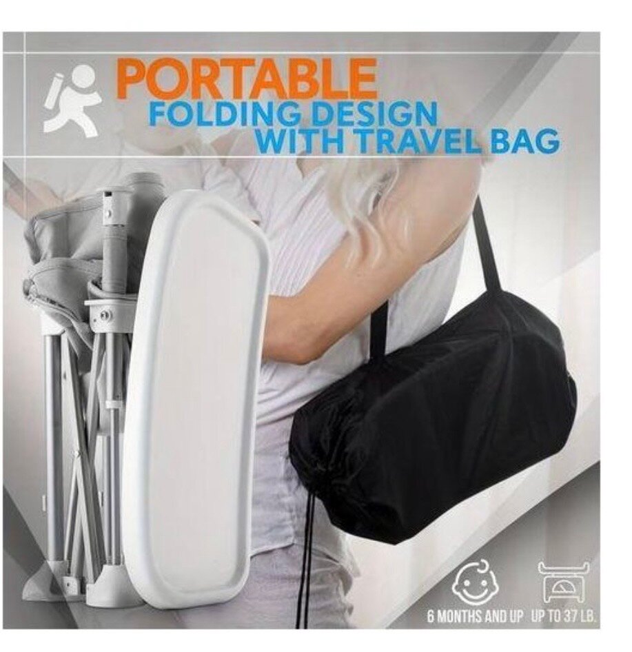 Chaise haute pliante portable pour bébé