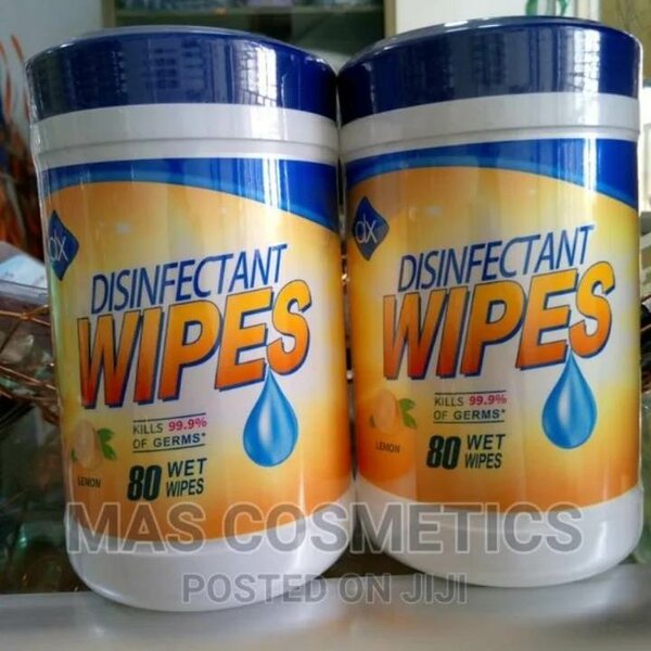 DX Disinfectant Wipes - 80 Wet Wipes