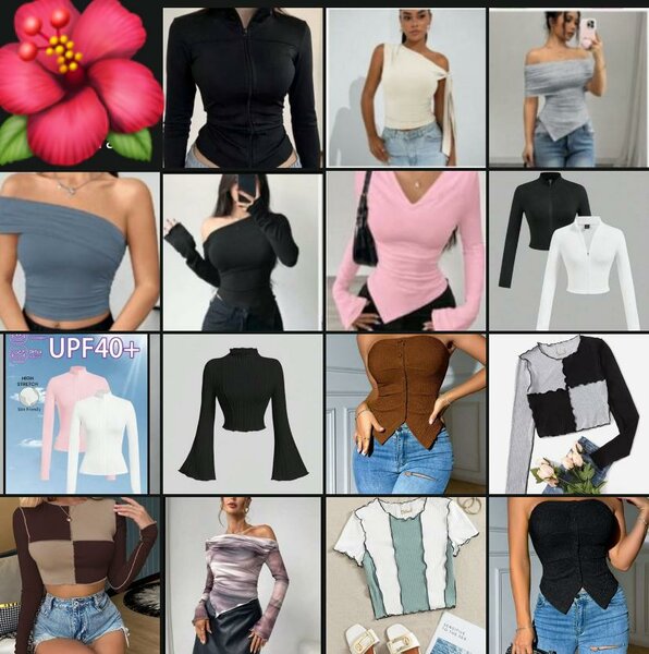 T-shirt côtelé colorblock