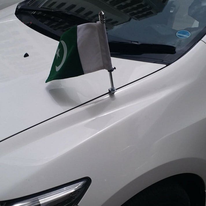 Car Bonnet Flag Rod