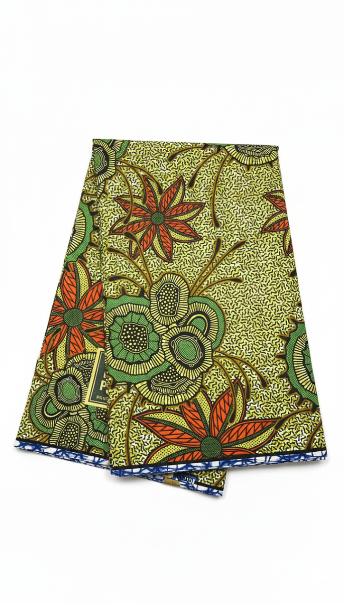 Tissu Wax Floral Africain