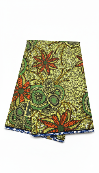 Tissu Wax Floral Africain