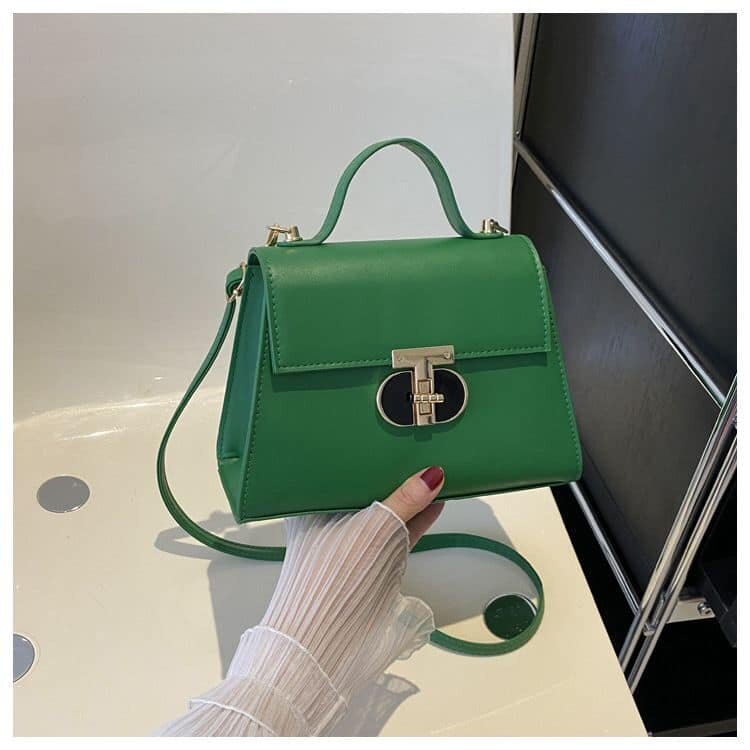 Stylish women's handbag green