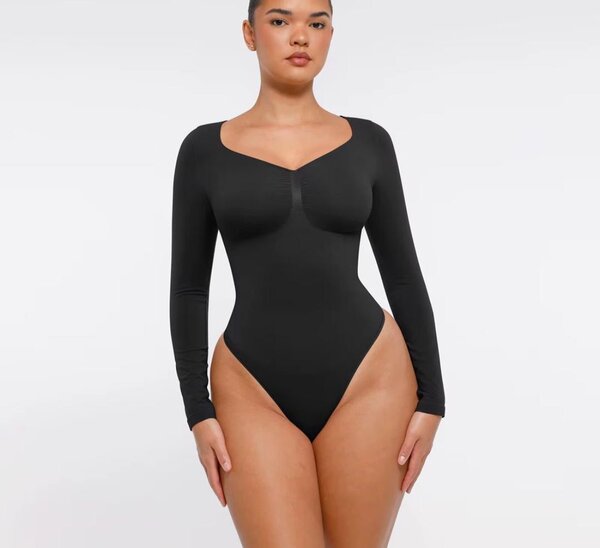 Body femme manches longues