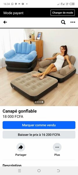 Canapé gonflable