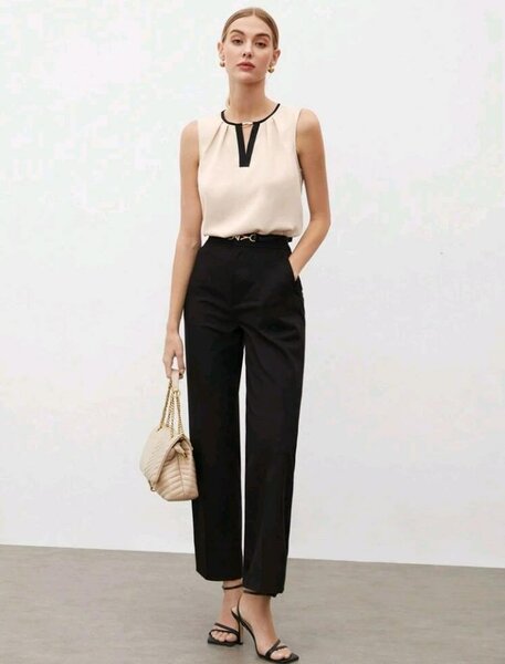 Top sans manches élégant femme