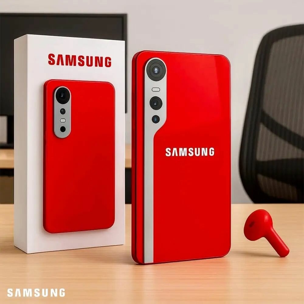 Samsung Smartphone Rouge