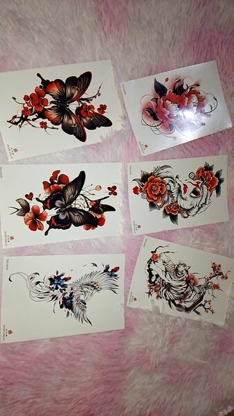 Tatouages temporaires animaux