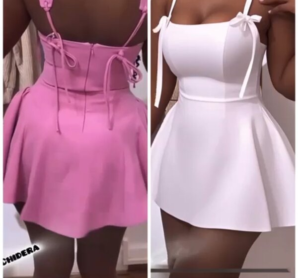 Robe élégante à bretelles