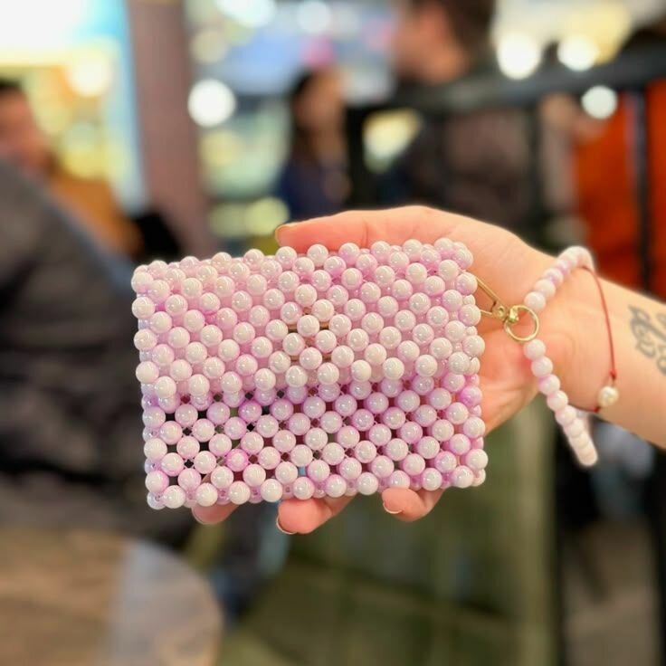 Mini Sacs Perlés Colorés