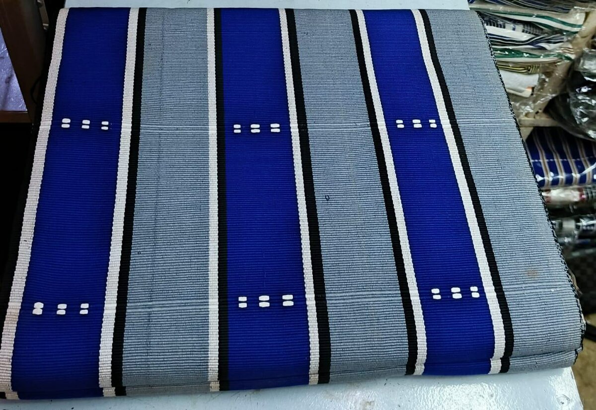 Tissu rayé coloré multicouleur